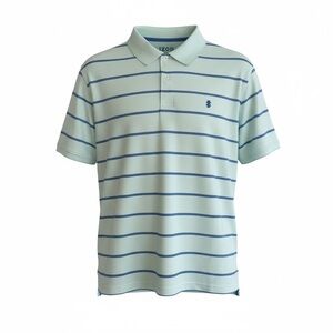 IZOD Mens Advantage Performance Polo NWT XXL Quick Dry Mint Green/Blue Golf